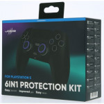 URage set príslušenstva 6v1 pre ovládač PlayStation 5, čierny