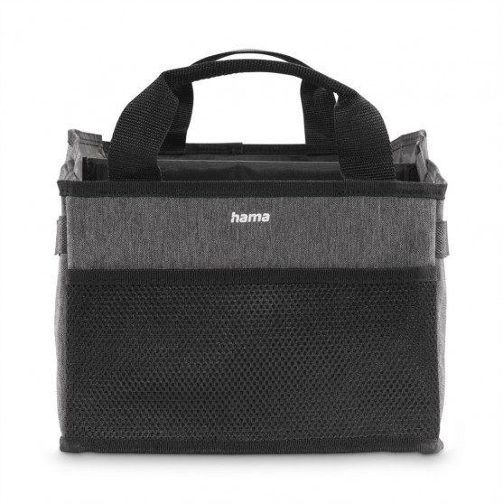 Hama organizér na rôzne drobnosti, na zadné sedadlo auta, polyester, šedý/čierny