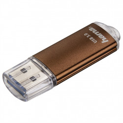 Hama FlashPen Laeta, USB 3.0, 64 GB, 70 MB/s, hnedý