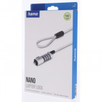 Hama zámka na notebook Nano, 4-miestny číselný kód, antracitová