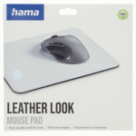 Hama podložka pod myš v koženom dizajne, biela