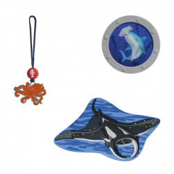 Doplnkový set obrázkov MAGIC MAGS, Manta Rio, pre aktovky a ruksaky Step by Step