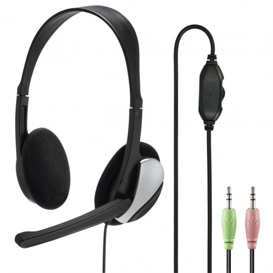 Hama PC Office stereo headset HS-P100, čierny