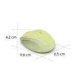 Hama bezdrôtová optická myš WM-400, tichá, zelená