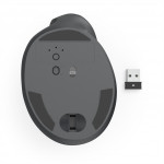 Hama vertikálna ergonomická bezdrôtová myš EWM-500L, pre ľavákov, čierna