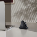 Hama vertikálna ergonomická bezdrôtová myš EWM-500L, pre ľavákov, čierna