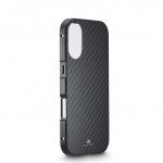 Black Rock 360° Glass, kryt pre Apple iPhone 17, sklenený, predný + zadný diel, karbónová úprava