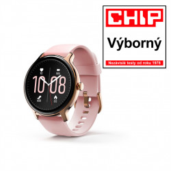 Hama Fit Watch 4910, športové hodinky, pulz, oxymeter, kalórie, vodeodolné, ružové