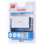 Hama USB 3.0 multi čítačka kariet, SD/micro SD, CF, MS, biela