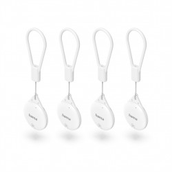 Hama lokalizačný čip, Bluetooth lokátor pre Apple Find My, certifikácia MFi, set 4 ks