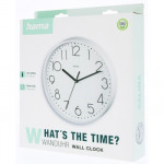 Hama Salina, nástenné hodiny, priemer 22 cm, tichý chod, biele