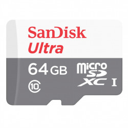 SanDisk Ultra microSDXC 64 GB 100 MB/s Class 10 UHS-I, s adaptérom