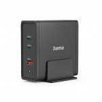 Hama USB nabíjacia stanica GaN, 2x USB-C PD, 1x USB-A QC, 140 W