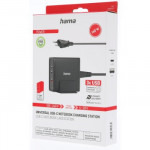 Hama USB nabíjacia stanica GaN, 2x USB-C PD, 1x USB-A QC, 140 W