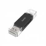 Hama čítačka kariet OTG, USB-A, micro USB, USB 2.0