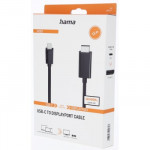 Hama kábel USB-C na DisplayPort 1,5 m, UHD/4K