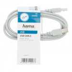 Hama USB 2.0 kábel typ A-B 1,5 m, nebalený