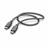 Hama kábel USB-C 2.0 typ C-C 1,5 m, čierny