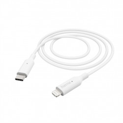 Hama MFi USB-C Lightning kábel pre Apple, 1 m, biely