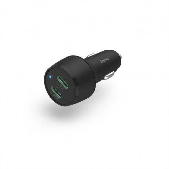 Hama rýchla USB nabíjačka do vozidla, 2x USB-C PD/QC, 45 W