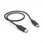Hama kábel USB-C 2.0 typ C-C 0,5 m, čierny