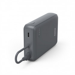 Hama Travel, powerbanka 10000 mAh, 3 A, výstup: 2x USB-C, s integrovaným káblom