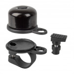 Hama AirBell, zvonček na bicykel so skrytým držiakom na AirTag, 85 dB, priemer 2,2 cm