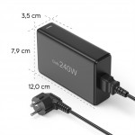 Hama USB nabíjacia stanica GaN, 4x USB-C PD, 1x USB-A QC, 240 W