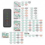 Hama USB nabíjacia stanica GaN, 3x USB-C PD, 2x USB-A (1x QC), 140 W