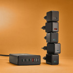 Hama USB nabíjacia stanica GaN, 3x USB-C PD, 2x USB-A (1x QC), 140 W