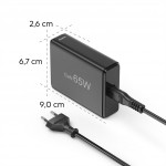 Hama USB nabíjacia stanica GaN, 2x USB-C PD, 2x USB-A QC, 65 W