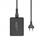 Hama USB nabíjacia stanica GaN, 2x USB-C PD, 2x USB-A QC, 65 W