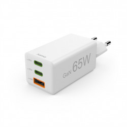 Hama rýchla USB nabíjačka GaN 2x USB-C + USB-A, PD/QC, 65 W