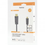 Hama micro HDMI kábel High Speed 4K 1,5 m
