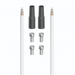 Hama SAT prepojovací set, 100 dB, 20 m