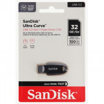 SanDisk Ultra Curve Flash Drive, 32 GB, USB 3.2