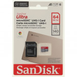 SanDisk Ultra microSDXC card for Chromebooks 64 GB, 140 MB/s, UHS-I, s adaptérom