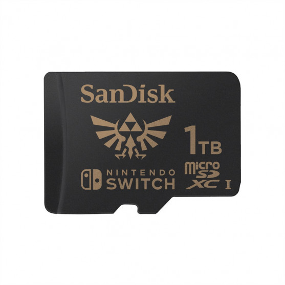 SanDisk Nintendo Switch micro SDXC, Zelda Edition 1 TB 100 MB/s A1 C10 V30 UHS-1 U4