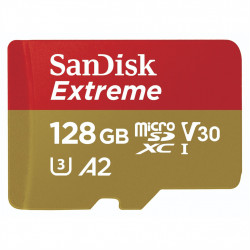 SanDisk microSDXC Extreme 128 GB (A2/ V30/ U3/ R190/ W90)