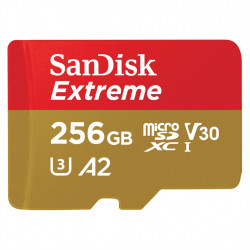 SanDisk microSDXC Extreme 256GB (A2/ V30/ U3/ R190/ W130)