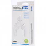 Xavax sifónová rozdvojka 1 na 2x 3/4, pre 2 odtokové hadice k 1 sifónu, spätný ventil, tesnenie