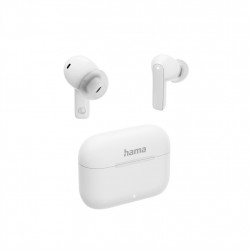 Hama Bluetooth slúchadlá Passion Clear II, štuple, ANC/ENC, aplikácia, biele