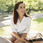 Hama Bluetooth slúchadlá Action One, kôstky, biele