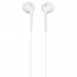 Hama slúchadlá s mikrofónom Glow II, kôstky, konektor Lightning, biele