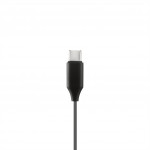 Hama USB-C slúchadlá s mikrofónom Calm, mini štuple, čierne