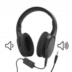 Hama TV slúchadlá, dlhý kábel, L/P ovládanie hlasitosti
