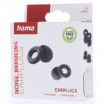 Hama silikónové štuple do uší proti hluku, opakovane použiteľné, 2 veľkosti