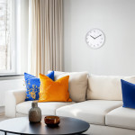 Hama Menorca, nástenné hodiny, riadené rádiovým signálom, 25 cm, biele