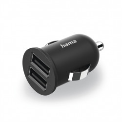 Hama USB nabíjačka do vozidla, 2x USB-A, 2,4 A (12 W)