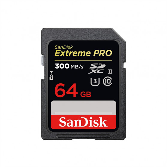 SanDisk Extreme PRO, 64 GB SD UHS-II (V90)